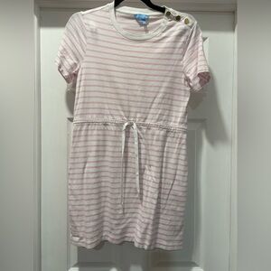 NWOT Draper James Pink and White Mariner Striped Dress